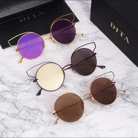 FINAL PRICE DROP* DITA BELIEVER 12K GOLD & BROWN - Picture 2 of 4